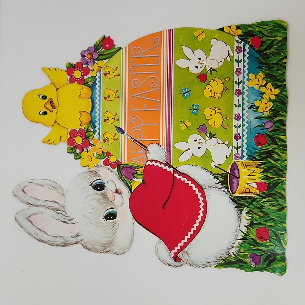 This vintage Easter Die cut decoration is the perfect addition to any collection